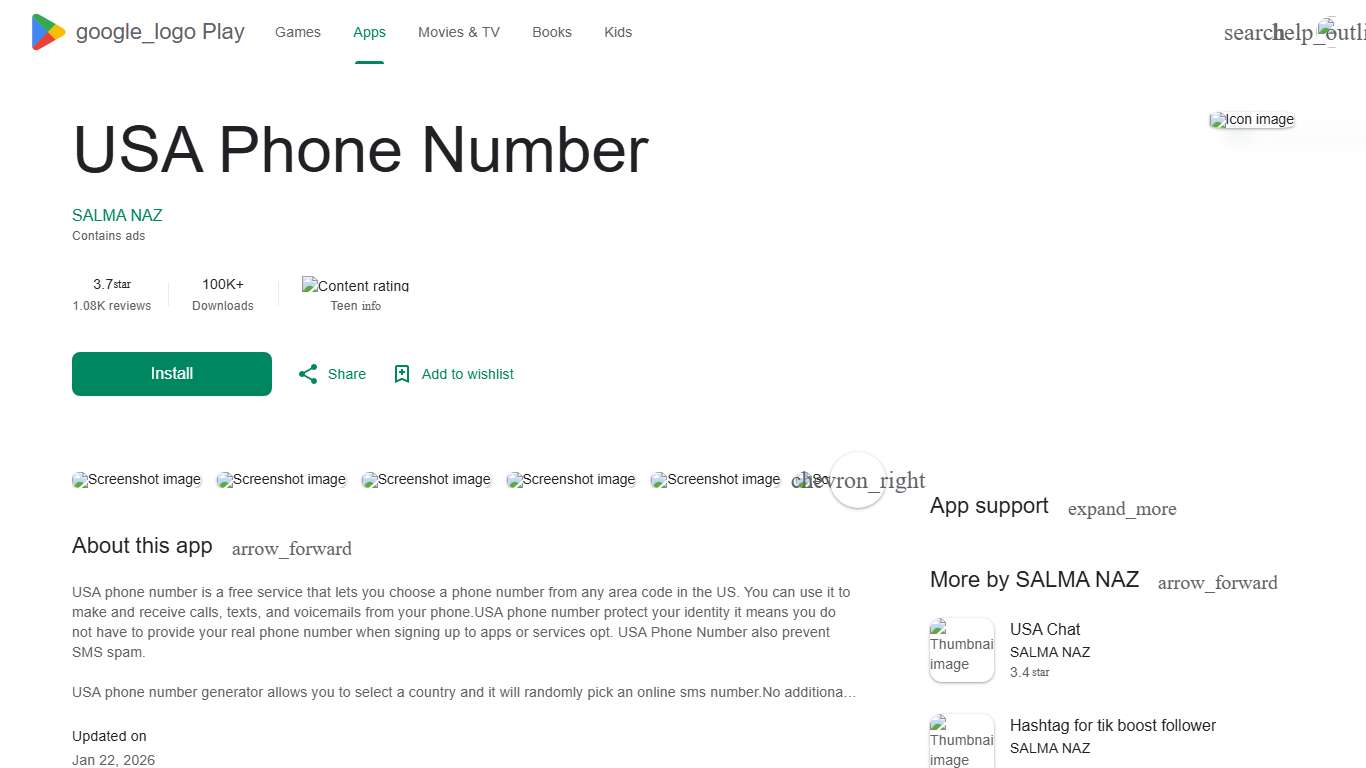 USA Phone Number - Apps on Google Play